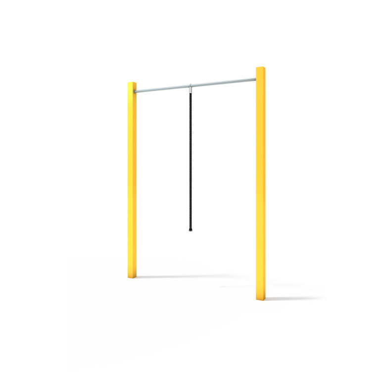 Barre fixe avec corde à grimper pour Street Workout et Callisthénie