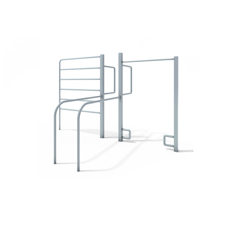 Grande structure multipostes d'entraînement de Street Workout et de Callisthénie complet en plein air