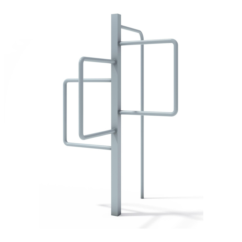 Station de callisthénie multi-postes pour entraînement en aire de Street Workout et exercice du drapeau