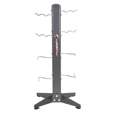 Colonne de rangement pour accessoires de tirage musculation
