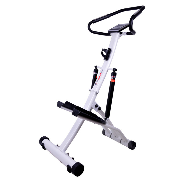 Stepper hydrauliques pour séance de fitness en home gym.