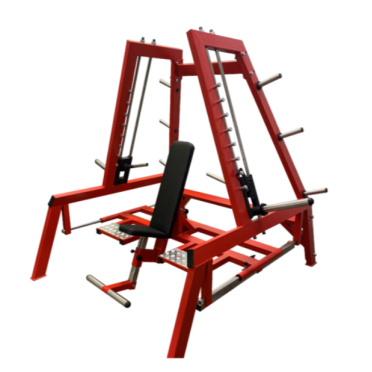 Station de musculation chest press et shoulder press.