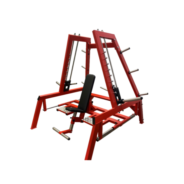 Station de musculation chest press et shoulder press.