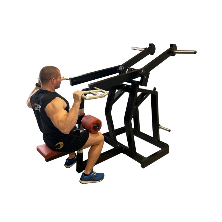 Equipement à charge libre pour les dorsaux : Lat Pulldown Laterale