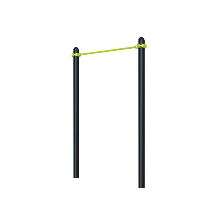 Barre fixe simple ou double pour aire de street workout
