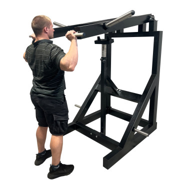 Station Shoulder Press professionnelle à charge libre pour  séance épaule intensive.