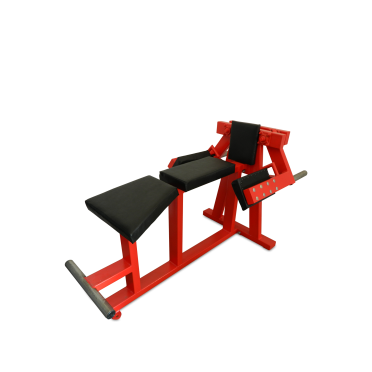 Station de musculation pour les deltoïdes à charge libre.