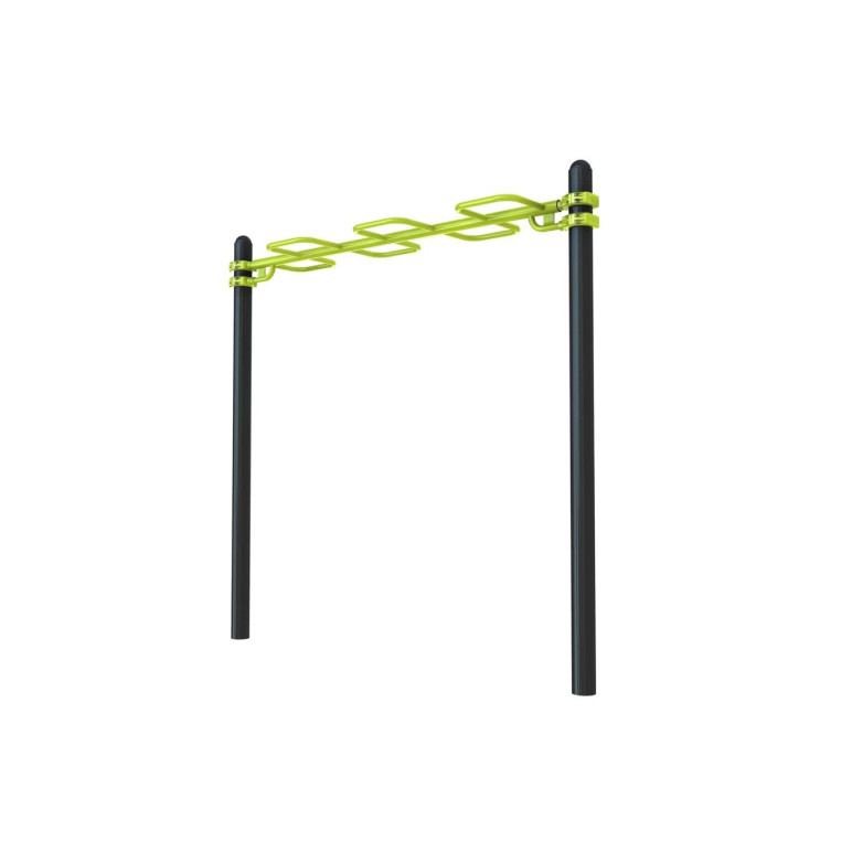 Echelle horizontale à poignée