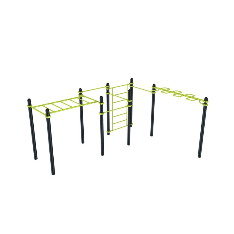 Equipement sportif de cross-training et street workout pour les parcours sportif en plein air