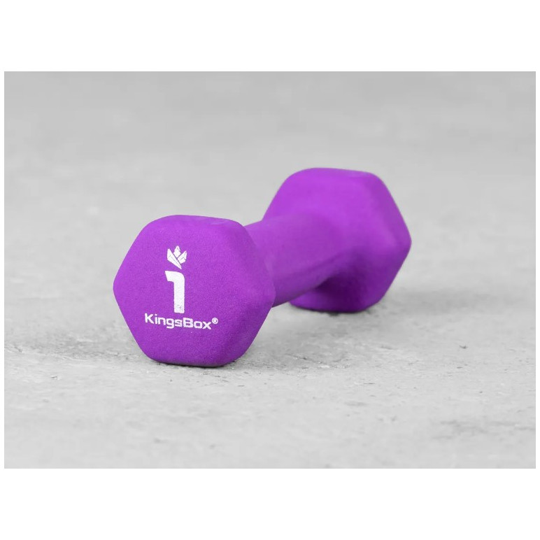 Haltère de musculation hexagonal en vinyle