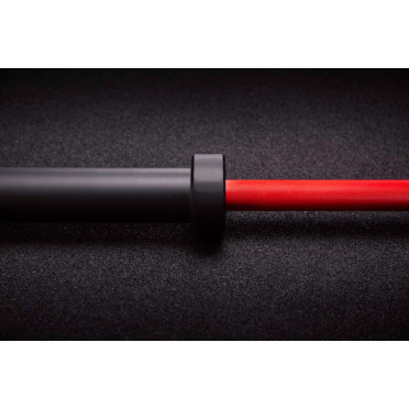 Barre droite olympique rouge