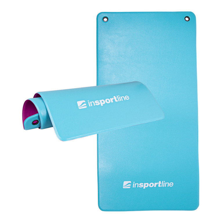 Tapis de yoga bleu et violet