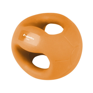 Médecine Ball à poignées 2 kg à 6 kg pour entraînement de fitness et musculation