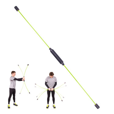 Barre flexible de musculation - Entraînement fitness à domicile