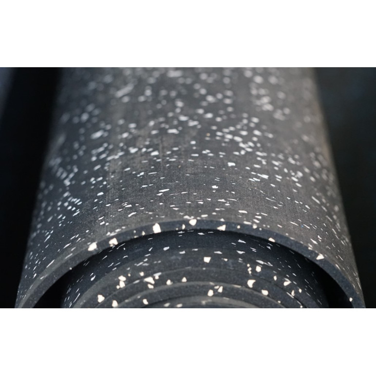 Tapis en caoutchouc noir et blanc de 12.5 m²