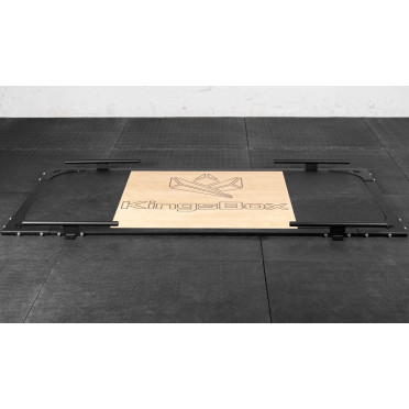 Plateforme de soulevé de terre en bois et caoutchouc