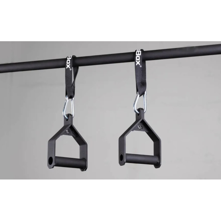 Paire de poignées de tirage 360 triangle en acier avec sangles