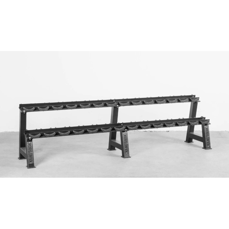 Rack de rangement professionnel pour haltères ronds