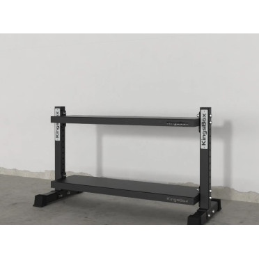 Support de rangement à 2 étages pour Kettlebells