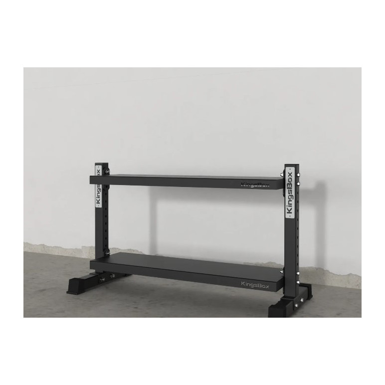 Support de rangement à 2 étages pour Kettlebells