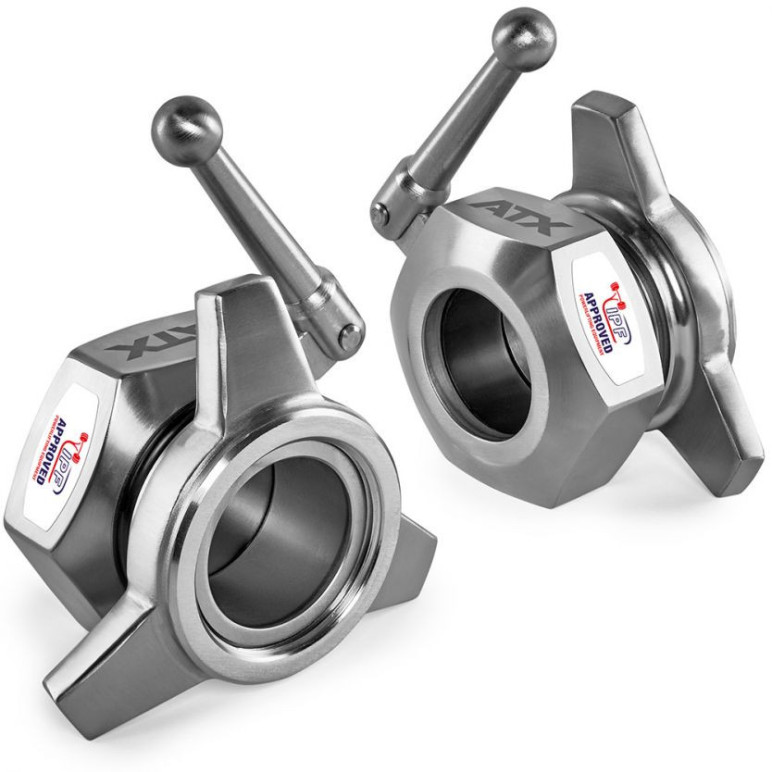 Paire de colliers de serrage de musculation de marque ATX diamètre olympique