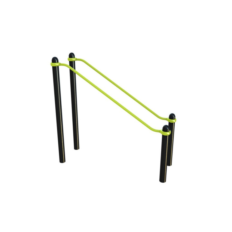 Barres parallèles à 45° pour promenade sportive