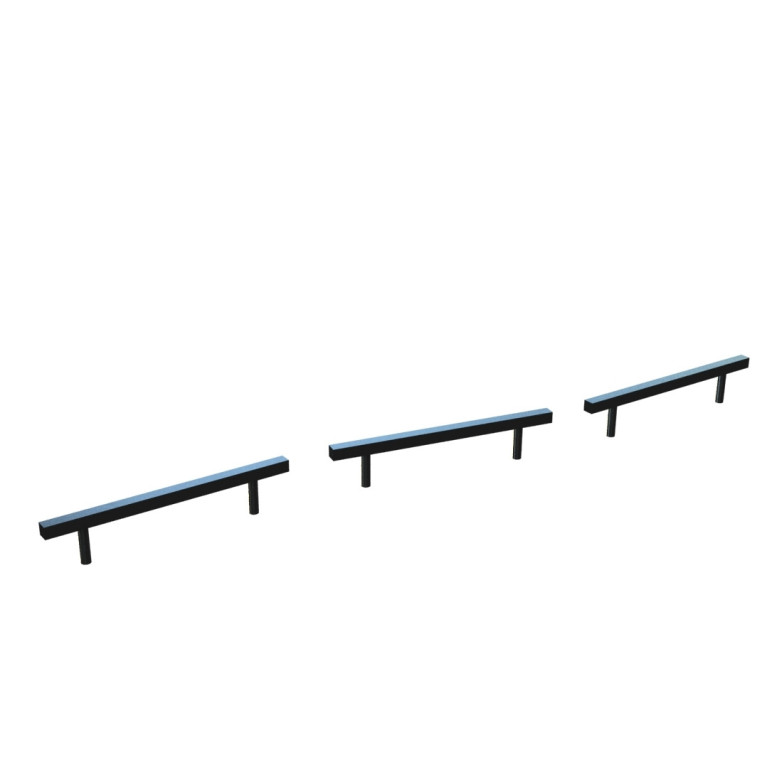 Triple poutre en plein air de 2 mètres