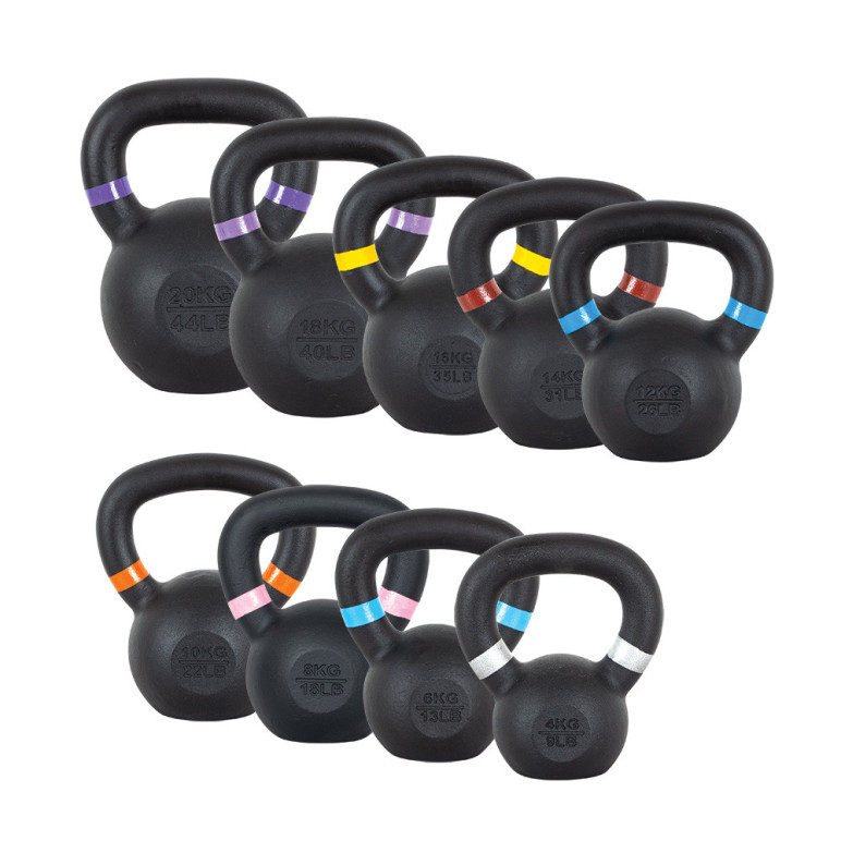 Set complet de kettlebells 4 kg à 20 kg