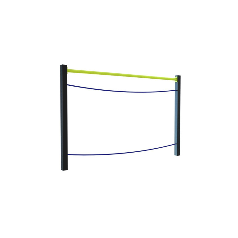 Pont de Tarzan pour parcours santé