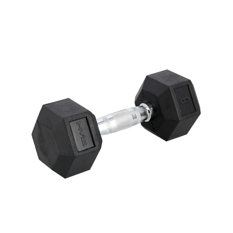 Haltère de musculation hexagonal à l'unité 8 kg
