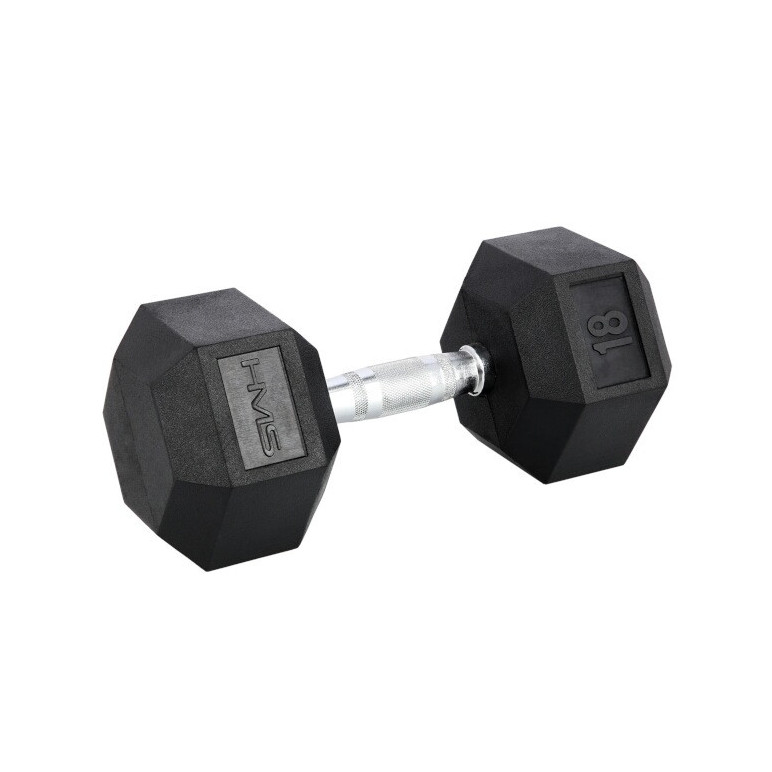 Haltère hexagonal professionnel 18 kg