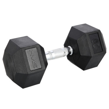 Haltère hexagonal compact et professionnel 20 kg