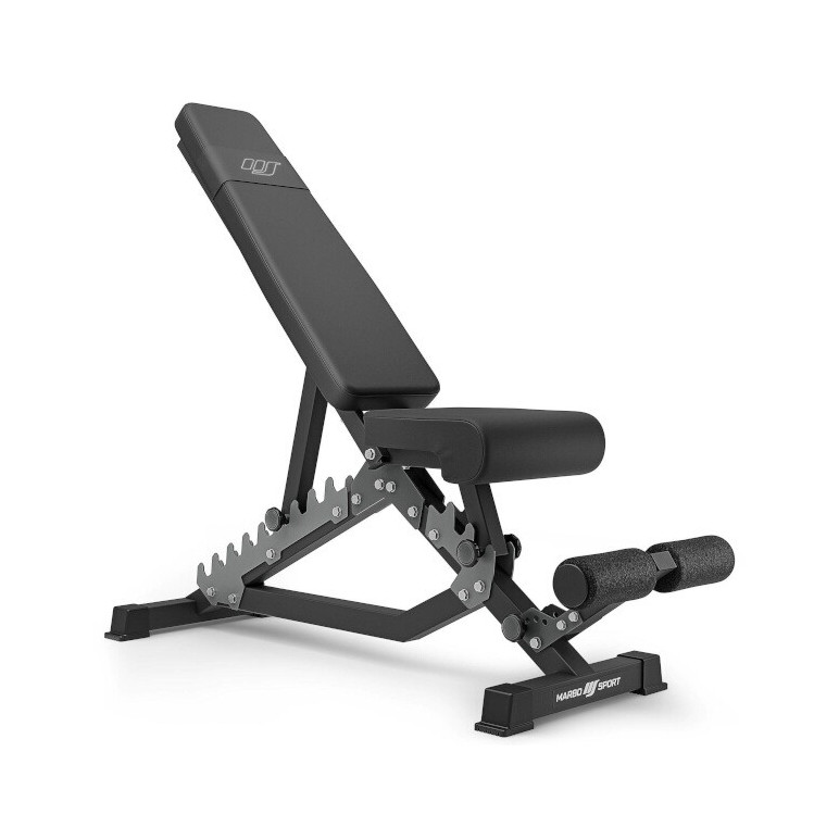 Banc de musculation robuste et multi-réglable avec rouleau de blocage