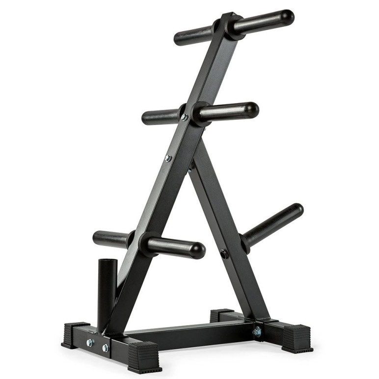 Arbre de rangement support de poids et barre olympique