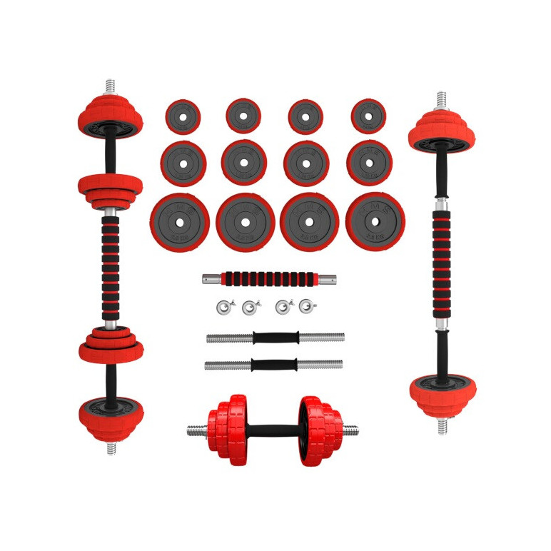 Kit d'haltères 20 kg / 30 kg