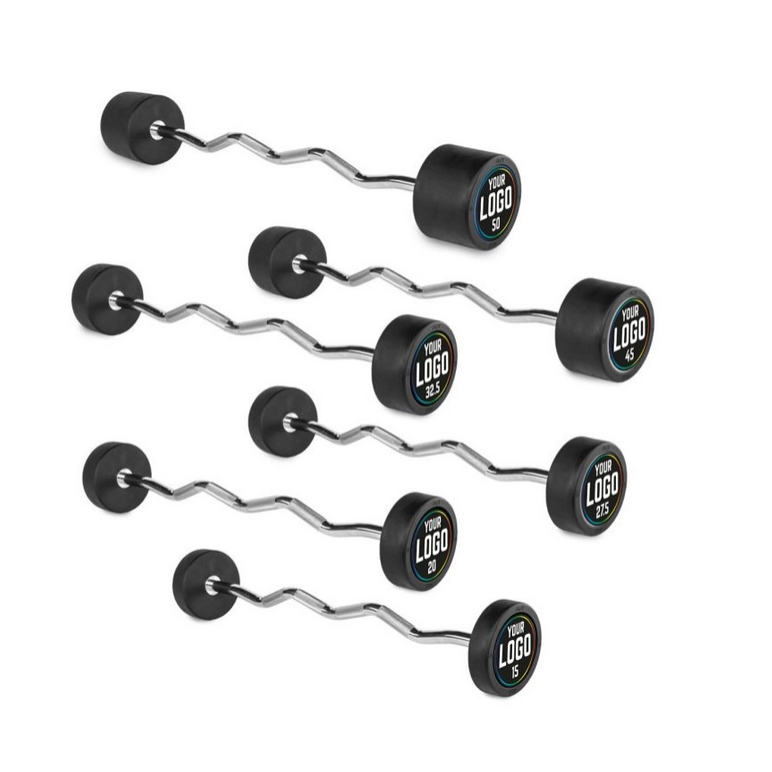 Haltères préchargées EZ avec logo personnalisable