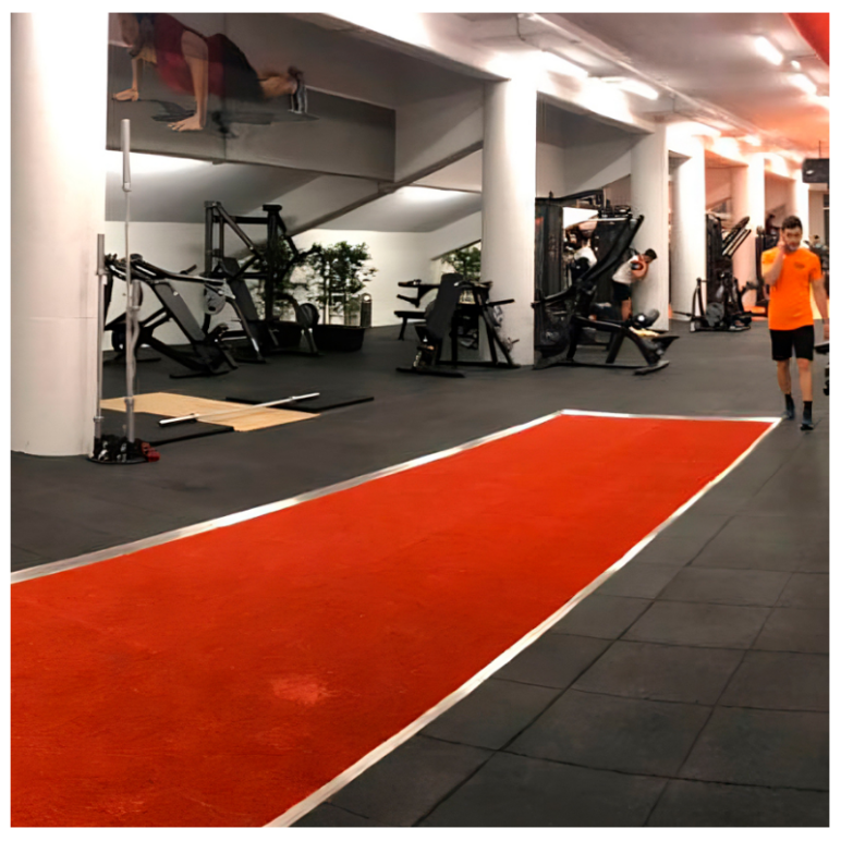 rouleau de sol pour entraînement fonctionnel 20x2m