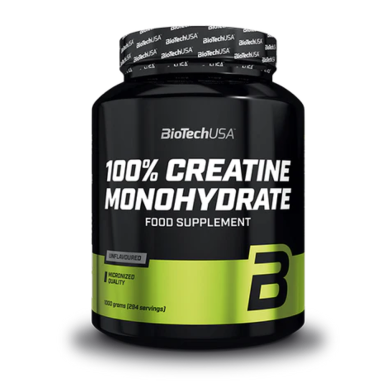 Poudre de créatine micronisée monohydrate en pot ou sachet pour la musculation - Action Boost des performances