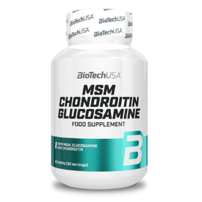 MSM Chondroitin et glucosamine Biotech USA en comprimés