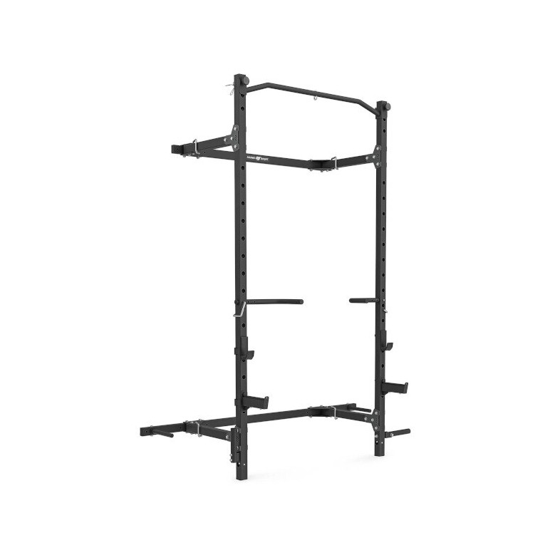 Le half rack mural pour home-gym avec accessoires multiple