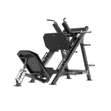 Machine de musculation deux-en-un : Leg press et hack squat