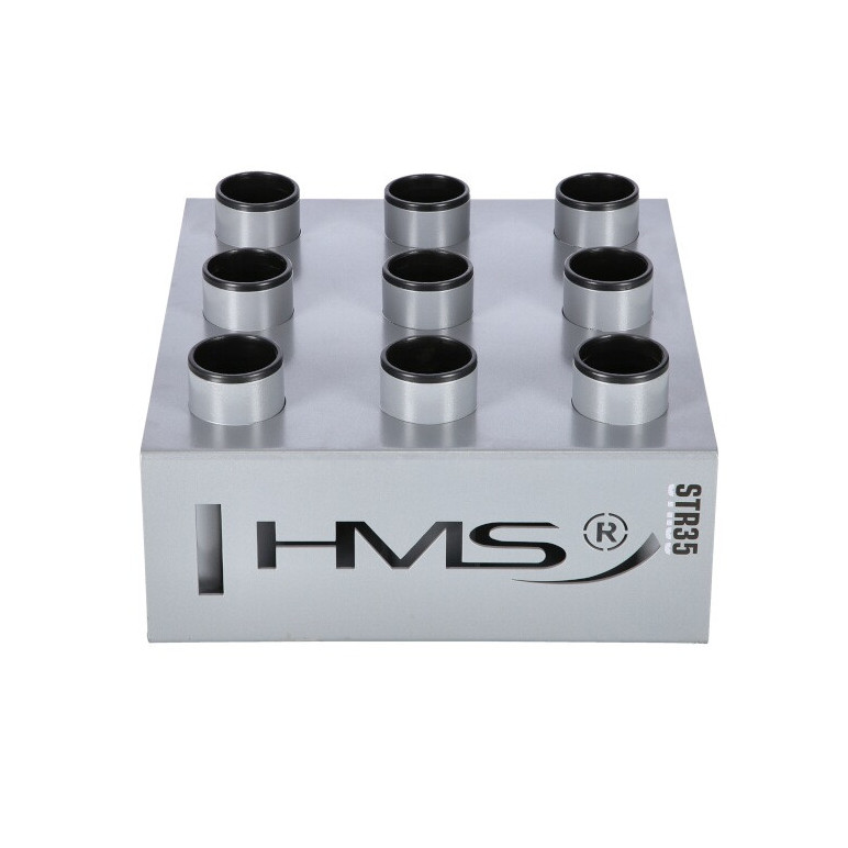 rack de stockage au sol pour barres de musculation olympiques au diamètre de 50mm