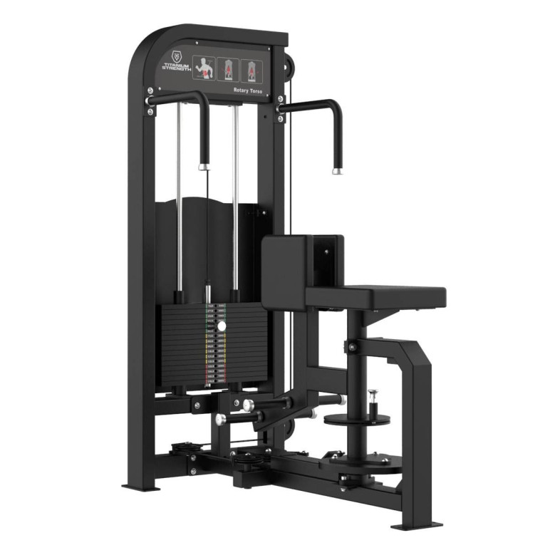 Appareil charge guidée pour obliques en salle de sport commerciale