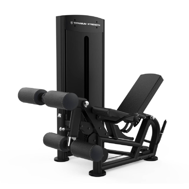 Leg extension machine dual flexion des jambes à charge guidée