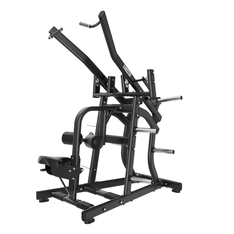 Wide lat pull down machine à charge libre pour le tirage dorsal - Appareil plate loaded Titanium Strength Black Séries BS-PL19