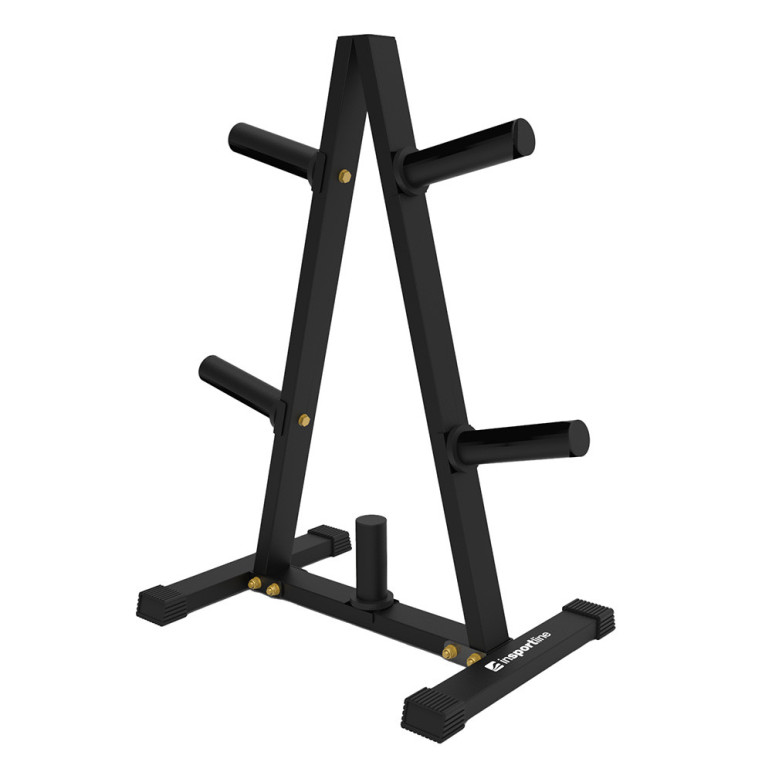 Support de rangement 5 tiges pour disques de poids olympiques