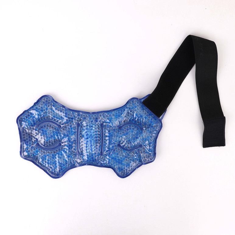 Bandage de cheville en perles de gel chaud et froid