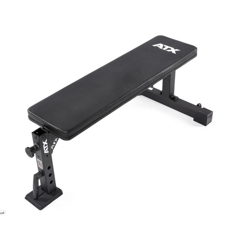 Banc plat de musculation avec support à options ATX - vue 1