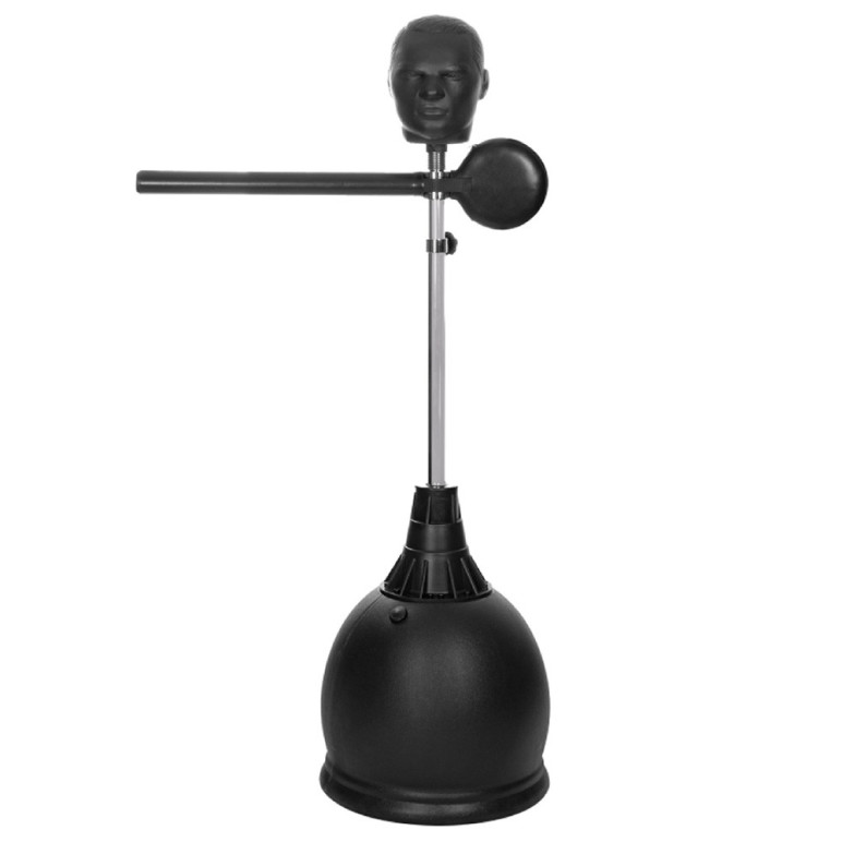 Sac de frappe pour entraînement de boxe avec bras pivotant