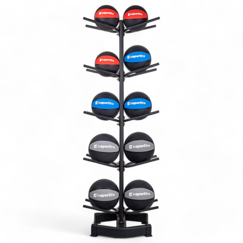 Support de rangement vertical pour médecine et wall ball